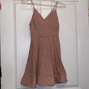 Blush lace dress worn once